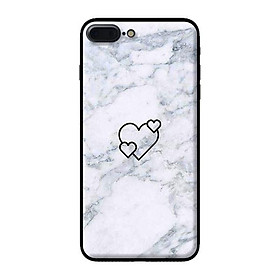 Ốp in cho iPhone 7 Plus Ba Trái Tim - Hàng chính hãng