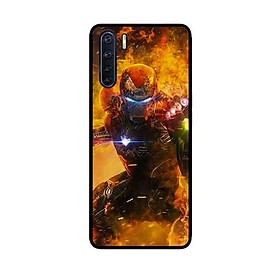 Ốp Lưng in cho Oppo A91 Mẫu Siêu Nhân M5 - Hàng Chính Hãng