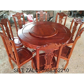 Bộ Bàn Ghế Ăn Gỗ Hương Đá