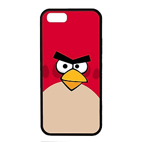 Ốp lưng dành cho Iphone 5 Chim Điên Nền Đỏ - Hàng Chính Hãng
