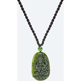 Mặt dây chuyền thiên thủ thiên nhãn bồ tát đá ngọc bích Ngọc Quý Gemstones