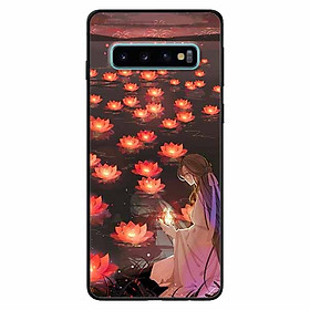 Ốp lưng dành cho Samsung S10 Plus mẫu Thả Hoa Đăng