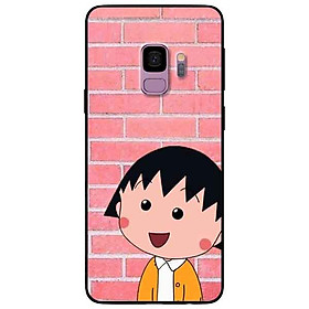 Ốp lưng in cho Samsung S9 Mẫu Cô Gái Tóc Ngắn