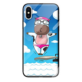 Ốp kính cường lực cho iPhone X bò 20 - Hàng chính hãng
