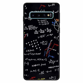 Ốp lưng in cho Samsung S10 Plus Mẫu Toán Học 2