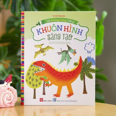 Sách - Vẽ Bằng Khuôn Hình Sáng Tạo Cho Trẻ Từ 3 Tuổi - Combo 4 Chủ Đề - Đinh Tị Books