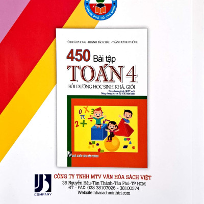 450 Bài Tập Toán 4 - Bồi Dưỡng Học Sinh Khá Giỏi (Theo Chương Trình Giáo Dục Phổ Thông Mới)