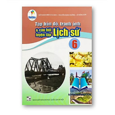 Sách - Tập Bản Đồ,Tranh Ảnh & Câu Hỏi Luyện Tập Lịch Sử 6 (Cánh Diều)