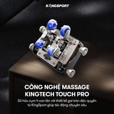 CHỈ GIAO MIỀN BẮC | Ghế massage KINGSPORT G80 cao cấp con lăn 3D với 12 bài tập, công nghệ lọc khí Ion âm, túi khí massage chân cao