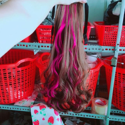 Phím phồng 3 kẹp nối light tóc cao cấp