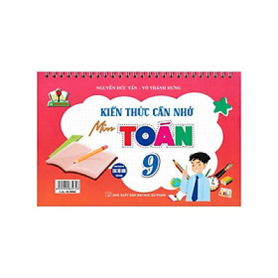 Bộ Lịch Kiến Thức Cần Nhớ Môn Toán 9 (Dùng Chung Các Bộ SGK Hiện Hành) (HA-MK)