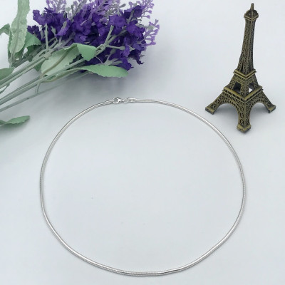 Dây Chuyền Bé Gái  Bạc S99 Cho Bé - Dây Sợi Mì Bền Đẹp Mềm Bạc Hiểu Minh DTE059