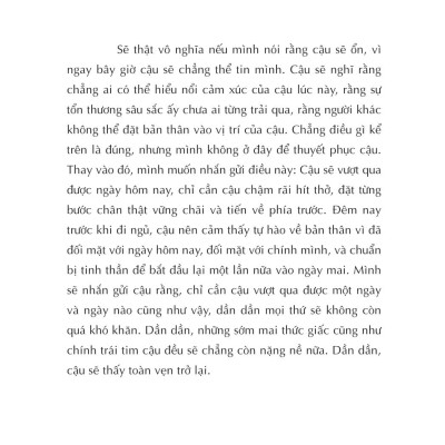 Sách - Khi Nỗi Đau Tuột Khỏi Tay Cậu Có Một Con Người Toàn Vẹn Ở Đó