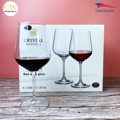 Ly Rượu Vang Pha Lê Tiệp Khắc Crystalite Bohemia Strix 580ml