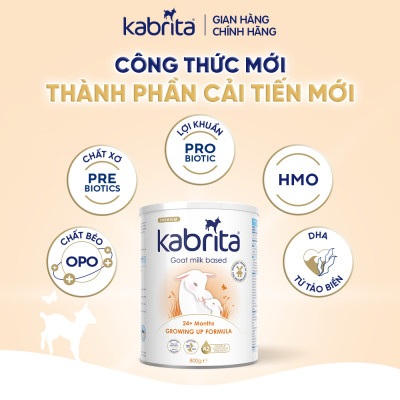 Combo 3 lon Sữa dê Kabrita số 3 cho trẻ trên 24 tháng - Lon 800g