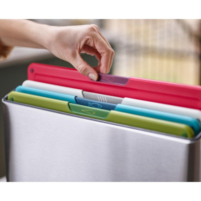 Bộ 4 thớt phân loại Joseph Joseph Folio Icon Steel (Mcolour) - 008340