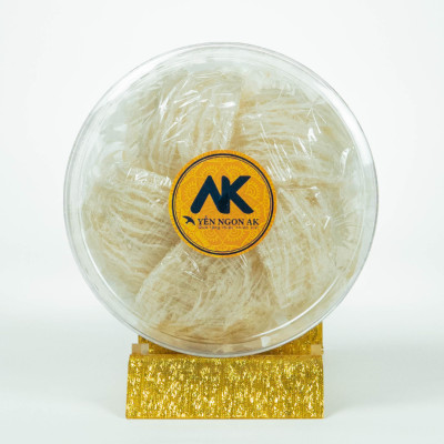 [Hàng chính hãng] Yến tinh chế tuyển sợi (50gr-100gr) - Yến sào tuyển chọn sợi to, dài, nguyên chất - Tặng kèm đường phèn - Yến Ngon AK