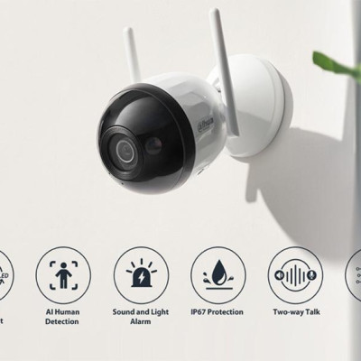 Camera Wifi DAHUA DH-F4C-PV 4M Chống Nước, Có Màu Ban Đêm, Đàm Thoại Hai Chiều và Có Cảnh Báo Chuyển Động - Hàng chính hãng