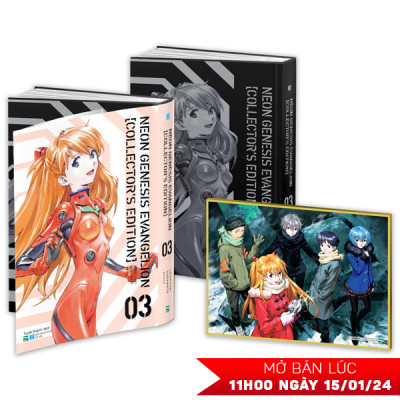 Truyện - NEON GENESIS EVANGELION - Lẻ Tập ( 1 2 3 4 5 6 7  Bìa cứng, Nguyên seal full quà)