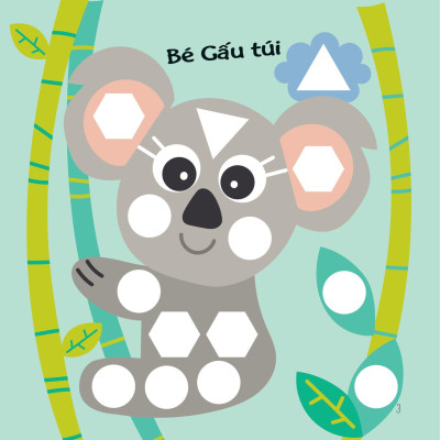 Hình Dán Ngộ Nghĩnh - Phát Triển Khả Năng Quan Sát - Các Em Bé Động Vật