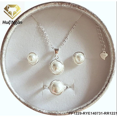 Dây chuyền bạc Ý 925 Huệ Ngân - Nơ đẹp PP1229