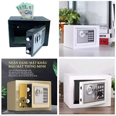 1 KÉT SẮT ĐIỆN TỬ MINI CÓ KHE BỎ TIỀN TIẾT KIỆM BẢO MẬT CAO AN TOÀN CHỐNG TRỘM