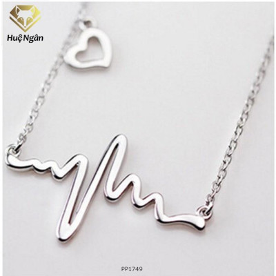 Dây chuyền bạc 925 Huệ Ngân - Nhịp tim PP1749
