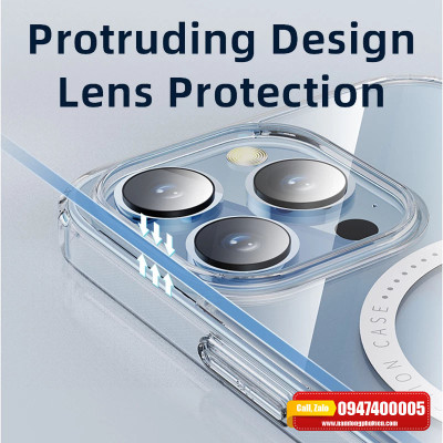 Ốp lưng dành cho iPhone 13 Pro Max Rock hỗ trợ sạc không dây- Hàng chính hãng