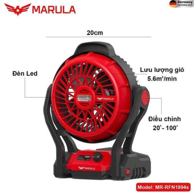 THÂN QUẠT CHẠY PIN 21V MR-RFN1994s - MARULA - HÀNG CHÍNH HÃNG