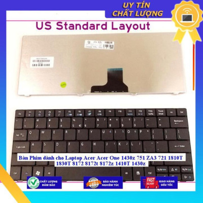 Bàn Phím dùng cho Laptop Acer Acer One 1430z 751 ZA3 721 1810T 1830T 8172 8172t 8172z 1410T 1430z - Hàng Nhập Khẩu New Seal