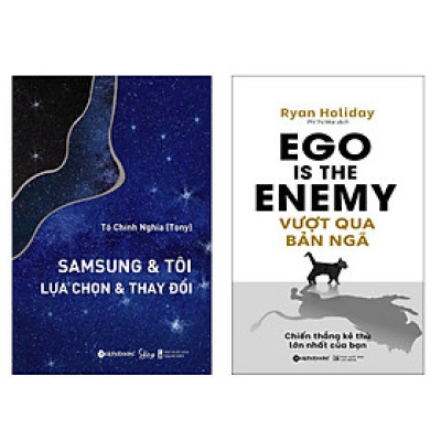 Combo Sách : SamSung & Tôi - Lựa Chọn & Thay Đổi + Vượt Qua Bản Ngã - Chiến Thắng Kẻ Thù Lớn Nhất Của Bạn