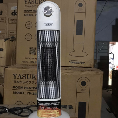 Máy Sưởi Gốm Ceramic Inverter YASUKY YK-380 - Màu Ngẫu Nhiên - Hàng Chính Hãng
