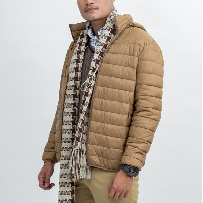 Áo Jacket nam Novelty 03 lớp lông vũ màu nâu NJKMMTMNLR1805254