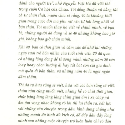 Tuổi 40 Yêu Dấu (Tản Văn) (Tái bản 2023)