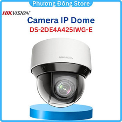 Camera IP HIKVISION Speed Dome hồng ngoại 4.0 Megapixel DS-2DE4A425IWG-E Hồng ngoại 50m, Chức năng báo động thông minh ,.-Hàng chính hãng