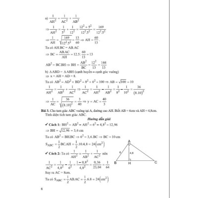 Sách - Giải nhanh các chuyên đề hình học 9 tài liệu thi vào lớp 10 (dùng chung cho các bộ sgk hiện hành) - HA
