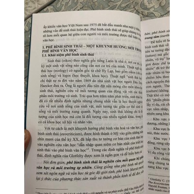Sách - Con người và tự nhiên trong văn xuôi Việt Nam sau năm 1975 từ góc nhìn phê bình sinh thái