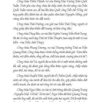 18 Công Chúa Việt Nam