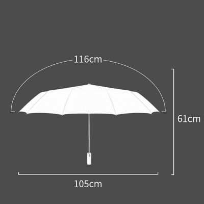 Ô Dù Che Mưa Đi Nắng Tự Động Xếp Gấp Gọn Chống UV Cao Cấp Cho Ô Tô Xe Hơi (phiên bản ĐẶC BIỆT 12 nan chịu lực)