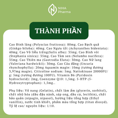 NIHA MAX BRAIN (100 Viên)