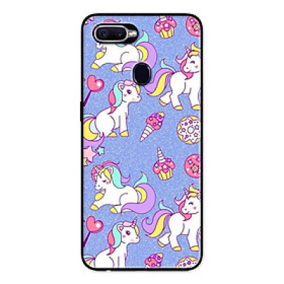 Ốp Lưng in cho Oppo F9 Mẫu Họa Tiết Kỳ Lân - Hàng Chính Hãng