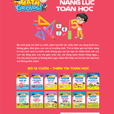 Thiên Tài Toán Học (4 - 5 Tuổi ) - Nâng Cao Năng Lực Toán Học
