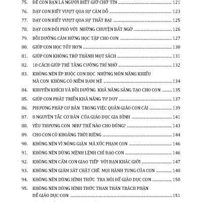 101 Điều Cần Biết Để Nuôi Dạy Con Nên Người