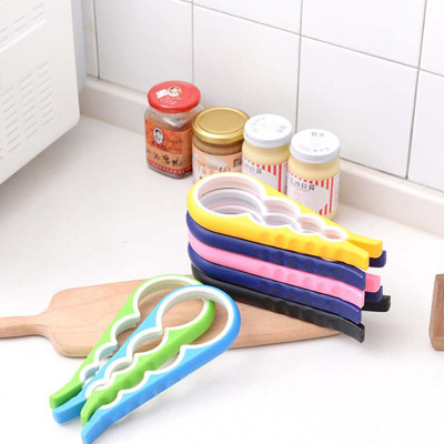 Dụng Cụ Mở Nắp Chai Lọ, Đồ Hộp Siêu Nhanh Đa Năng 4 Trong 1 Chống Trơn Trượt Không Tốn Sức