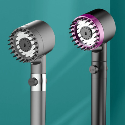 Vòi tắm hoa sen KG28  4in1 kèm đầu cọ massage 3 chế độ nước, đầu vòi có lõi lọc cao cấp tặng kèm dây sen 1m5- Hàng chính hãng