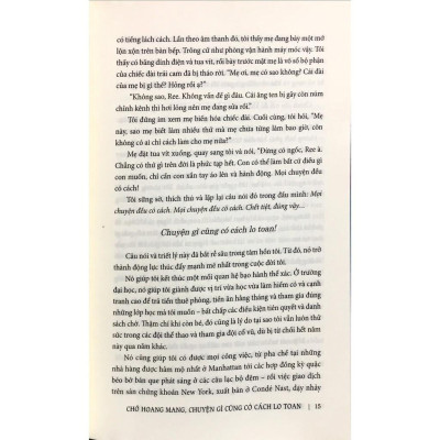 Chớ Hoang Mang Chuyện Gì Cũng Có Cách Lo Toan