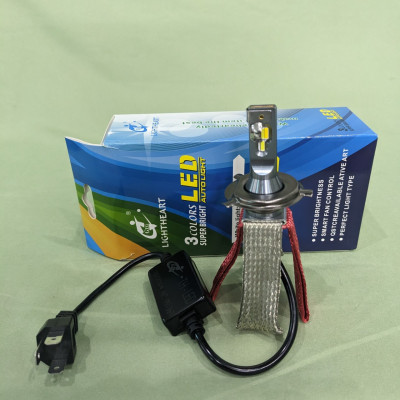 Đèn Pha LED 3 Màu Auto Light - Ánh Sáng Chất Lượng, Lắp Đặt Đơn Giản Như Zin Chô Ô TÔ Và Xe Máy