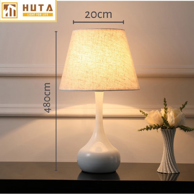 Đèn Ngủ Để Bàn HUTA Light For Life T3 Tăng Giảm Điều Chỉnh Độ Sáng, Thép, Trang Trí Phòng Ngủ