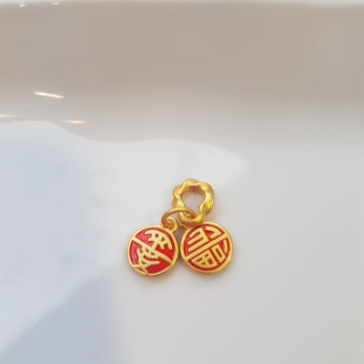 Phụ Kiện Nữ Charm vòng đeo tay xinh  Hình 2 đồng tròn đỏ kiểu may mắn các chị em phối vào vòng tay của mình ạ  Size đồng tròn kiểu size ngang 10mm x dầy 2mm ạ