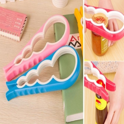 Dụng Cụ Mở Nắp Chai Lọ, Đồ Hộp Siêu Nhanh Đa Năng 4 Trong 1 Chống Trơn Trượt Không Tốn Sức